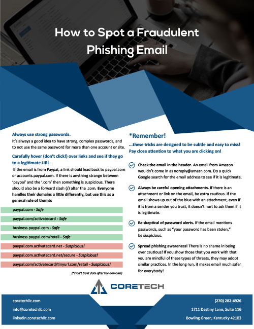 How to Spot a Fraudulent Phishing Email